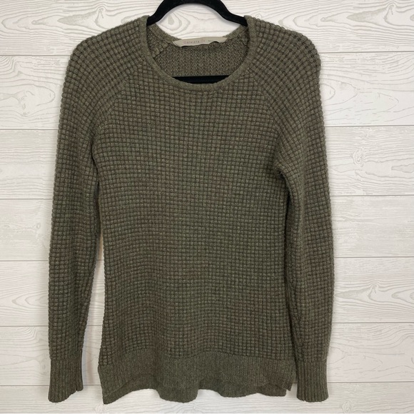Athleta Cashmere Lodge Sweater Honeycomb Size Small - Picture 2 of 8